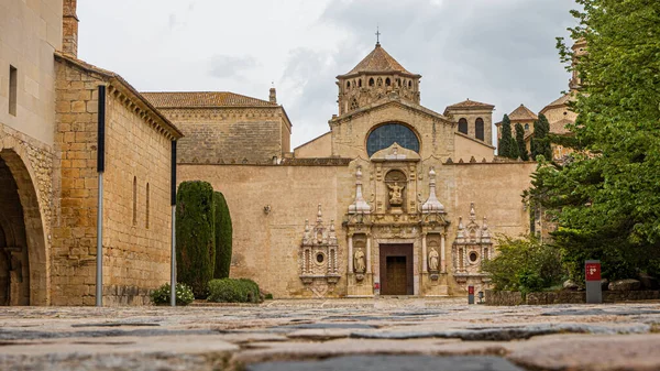 Inngangsporten Til Poblet Klosteret Spania – stockfoto