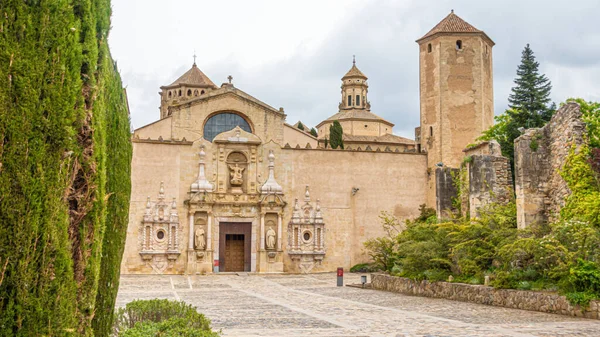 Inngangsporten Til Poblet Klosteret Spania – stockfoto