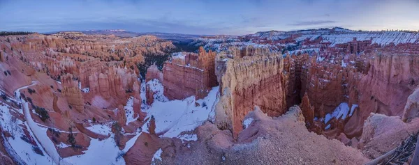 Imagem Bryce Canyon Utah Inverno — Fotografia de Stock