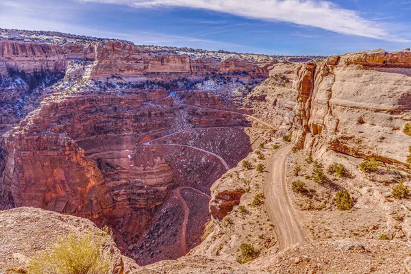 Utah Taki Moument Vadisi Nin Yakınındaki Moki Dugway Bakın — Stok fotoğraf