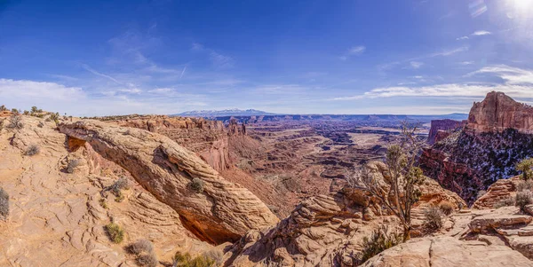Utah Taki Kanyonlar Ulusal Parkı Ndaki Mesa Kemeri Bakın — Stok fotoğraf