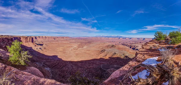 Vista Formaciones Rocosas Típicas Parque Nacional Conyonlands Utah — Foto de Stock