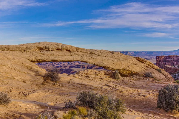 Utah Taki Kanyonlar Ulusal Parkı Ndaki Mesa Kemeri Bakın — Stok fotoğraf