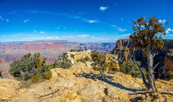 Vista Sobre Impresionante Gran Cañón Desde Mirador South Rim — Foto de Stock