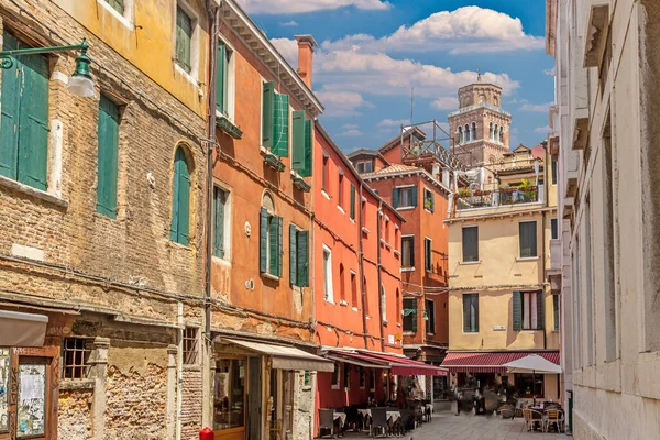 City Σκηνή Της Βενετίας Κατά Διάρκεια Covid Κλείδωμα Χωρίς Επισκέπτες — Φωτογραφία Αρχείου