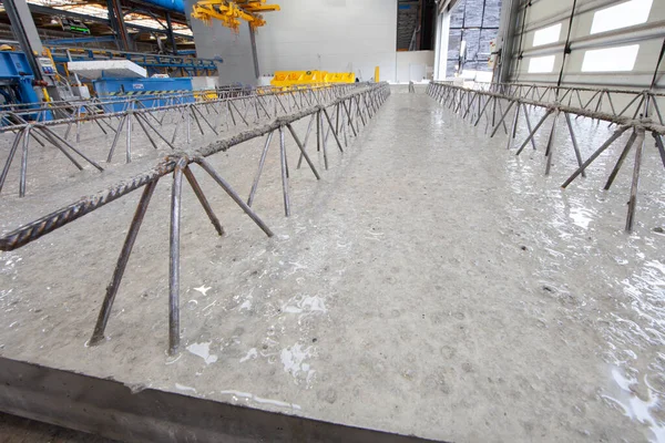 Precast Concrete Girder Slabs Production — Stock Photo, Image