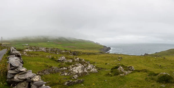 Paisagem Típica Irlandesa Mau Tempo — Fotografia de Stock