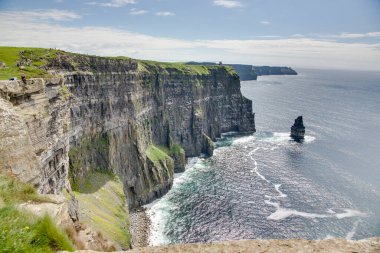 Güney Batı İrlanda 'daki Moher Kayalıkları' nın en yüksek yüksekliği