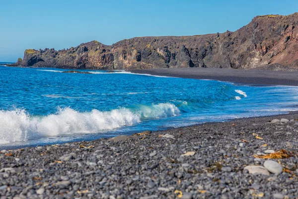 Zlanda Daki Snaefells Yarımadasındaki Djupalonssandur Plajı — Stok fotoğraf