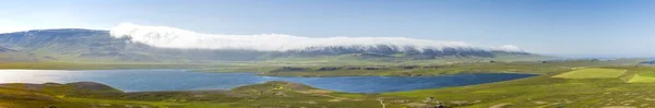 Vue Panoramique Sur Paysage Ouvert Dans Nord Islande — Photo