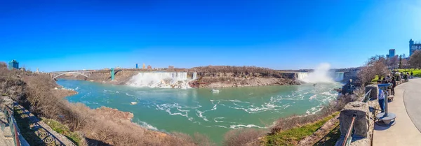 Panorama Niagara Falls Canada — Stock Photo, Image
