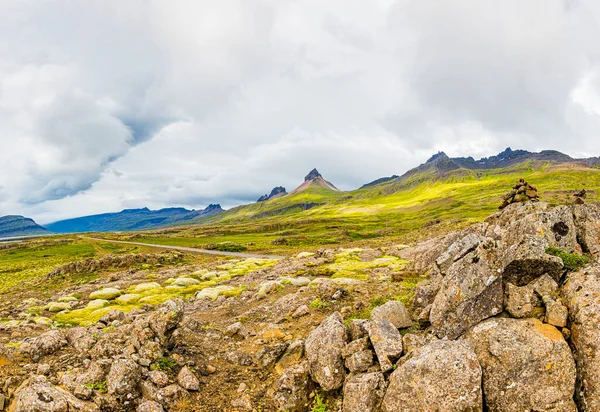 Picture Wild Deserted Nature Eastern Iceland Summer Stock Photo