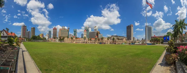Foto Tirada Praça Merdeka Kuala Lumpur Com Vista Para Horizonte — Fotografia de Stock