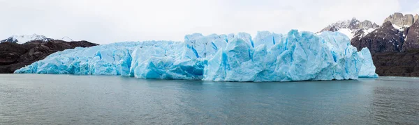 Obrázek Ledovcové Šedi Národním Parku Torres Del Paine Patagonoa — Stock fotografie