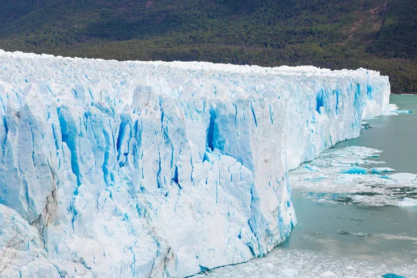 Foto Panoramica Del Bordo Del Ghiacciaio Del Perito Moreno Patagonia — Foto Stock