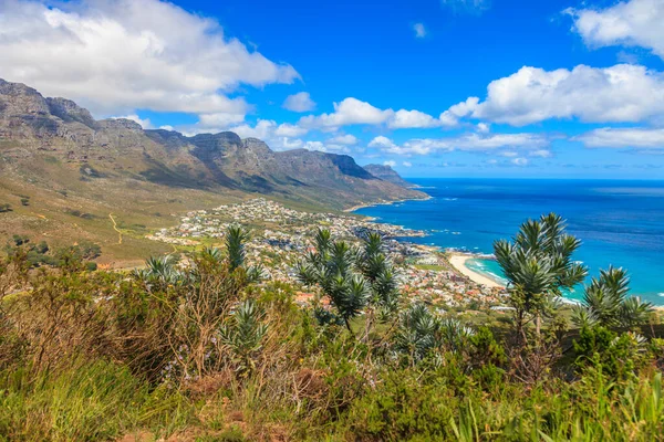 Lions 'un panoramik görüntüsü gündüz vakti Clifton' a doğru yürüyüşe çıkıyor.