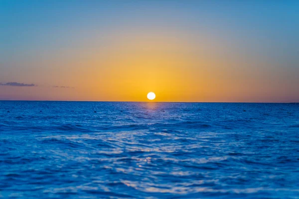 Nascer Sol Praia República Dominikan — Fotografia de Stock