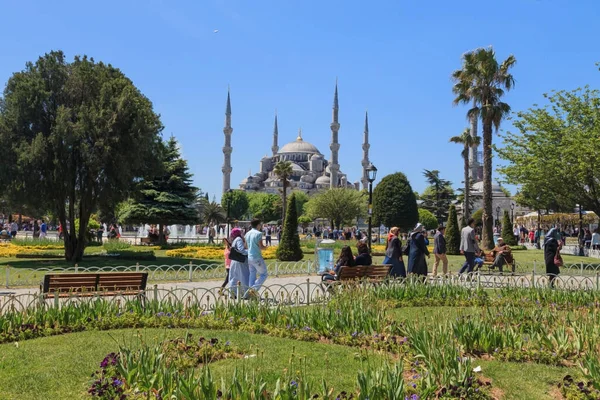 Mesquita Sultan Ahmet Istambul Durante Dia — Fotografia de Stock