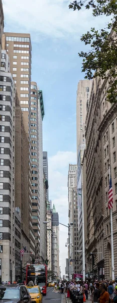Manhattan Street Dschungel Mit Alter Und Moderner Architektur — Stockfoto