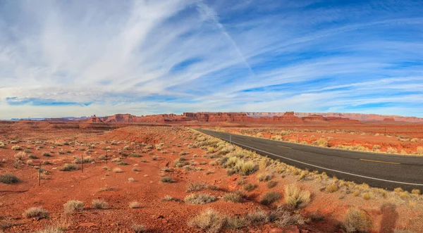 Panoramabild Över Arizonaöknen — Stockfoto