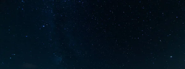 Изображение Безоблачного Звездного Неба Ночью Северном Полушарии Летом — стоковое фото