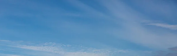 Image of a partly cloudy and partly clear sky during the day without horizon