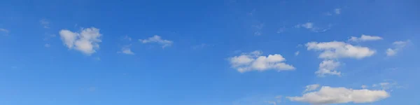 Image Partly Cloudy Partly Clear Sky Day Horizon — Stock Photo, Image