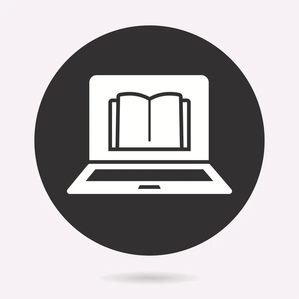 Icona Dell Istruzione Learning Studio Accademico Imparare Simbolo Illustrazione Vettoriale — Vettoriale Stock