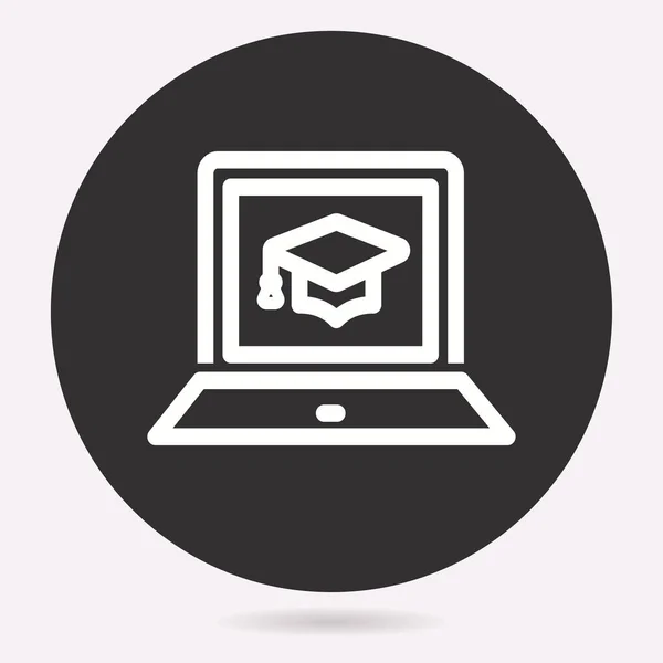 Vektor Learning Oktatás Ikonra Akadémiai Tanulmány Ismerje Meg Szimbólum Illusztráció — Stock Vector