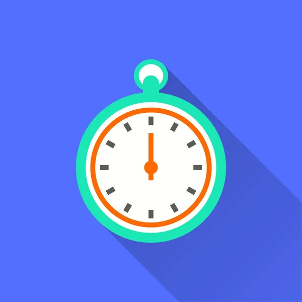 Vector Clock Time Icon — Stock Vector