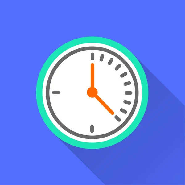 Vector Clock Time Icon — Stock Vector