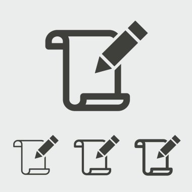 Anket vektör simgesi. Siyah illüstrasyon izole için grafik ve web tasarım.