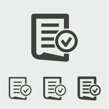 Anket vektör simgesi. Siyah illüstrasyon izole için grafik ve web tasarım.