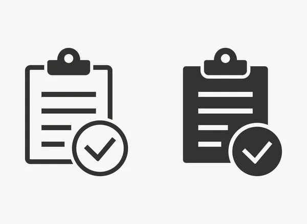 Ícone Vetorial Lista Verificação Ilustração Isolada Para Design Gráfico Web —  Vetores de Stock