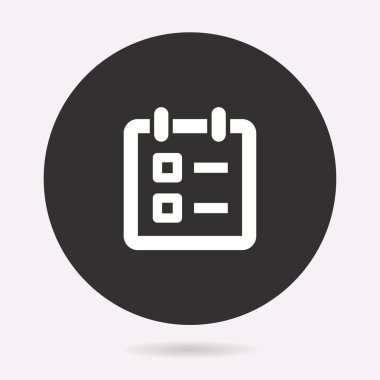 Anket simgesi. Vektör illüstrasyon izole. Grafik ve web tasarımı için basit piktogram.