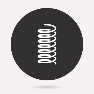 Bahar simgesi. Vektör illüstrasyon izole. Grafik ve web tasarımı için basit piktogram.