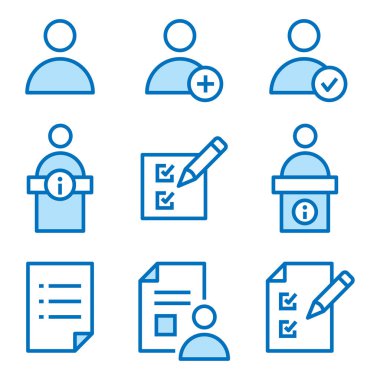 Kayıt düz çizgi simgeler. Ayarla yeni, Kullanıcı, abone, kayıt, sipariş ve daha fazlası. Düzenlenebilir inme. Herhangi bir boyut ve herhangi bir renk değiştirme.