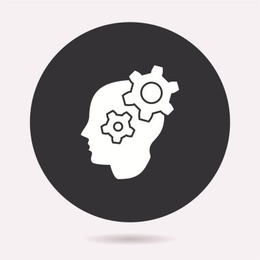 E-öğrenme uzaktan eğitim simgesi. Vektör illüstrasyon izole. Grafik ve web tasarımı için basit piktogram.