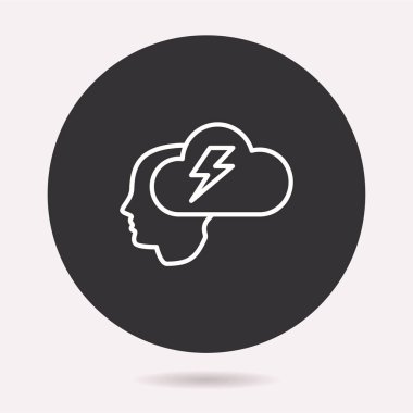 E-öğrenme uzaktan eğitim simgesi. Vektör illüstrasyon izole. Grafik ve web tasarımı için basit piktogram.