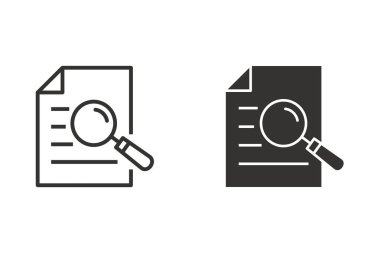 Yönetim danışmanlık vektör simgesi. Siyah illüstrasyon izole beyaz. Grafik ve web tasarımı için basit piktogram.