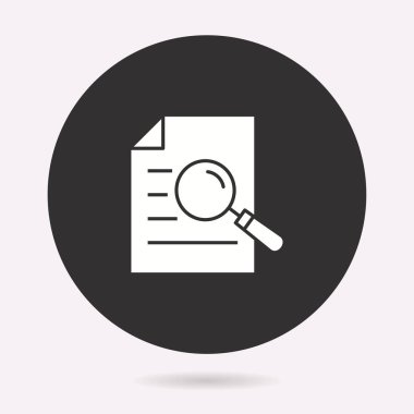 Yönetim danışmanlık simgesi. Vektör illüstrasyon izole. Grafik ve web tasarımı için basit piktogram.