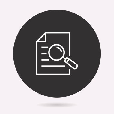 Yönetim danışmanlık simgesi. Vektör illüstrasyon izole. Grafik ve web tasarımı için basit piktogram.