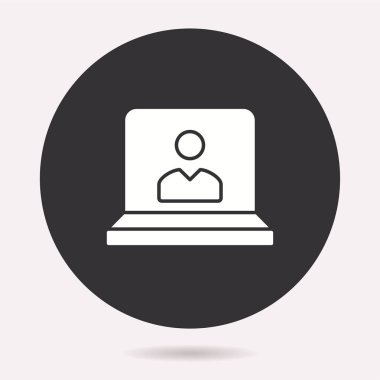 Sunu simge. Vektör illüstrasyon izole. Grafik ve web tasarımı için basit piktogram.