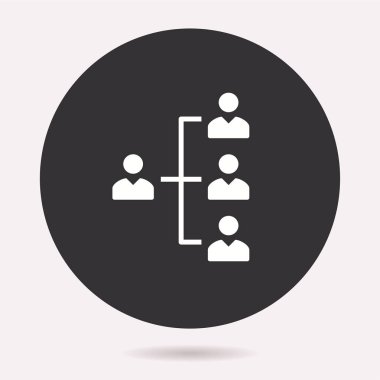 Sunu simge. Vektör illüstrasyon izole. Grafik ve web tasarımı için basit piktogram.