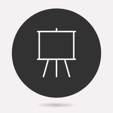 Sunu simge. Vektör illüstrasyon izole. Grafik ve web tasarımı için basit piktogram.