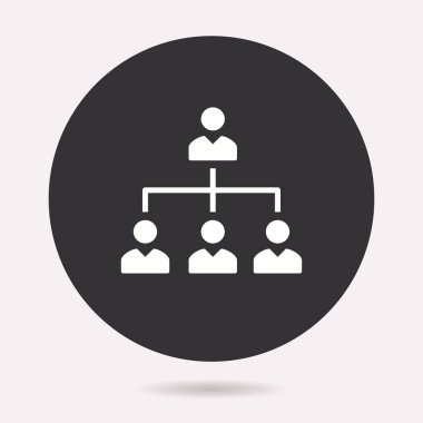 Sunu simge. Vektör illüstrasyon izole. Grafik ve web tasarımı için basit piktogram.