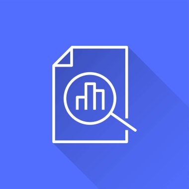 Veri analizi - grafik ve web tasarım vektör simgesi.