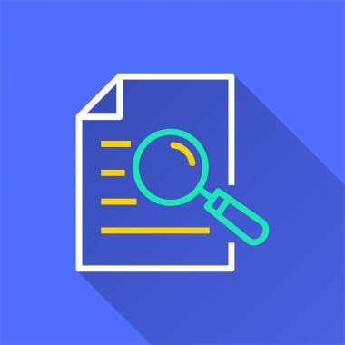 Veri analizi - grafik ve web tasarım vektör simgesi.