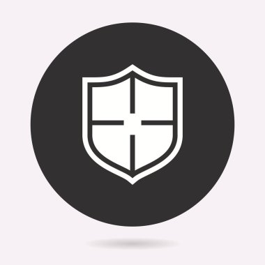 Veri koruma - vektör simgesi. İllüstrasyon izole. Basit piktogram.