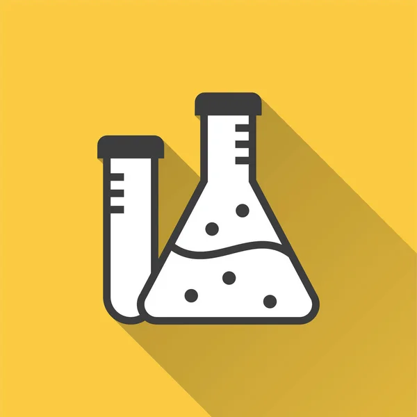 Química - icono vectorial para diseño gráfico y web . — Vector de stock